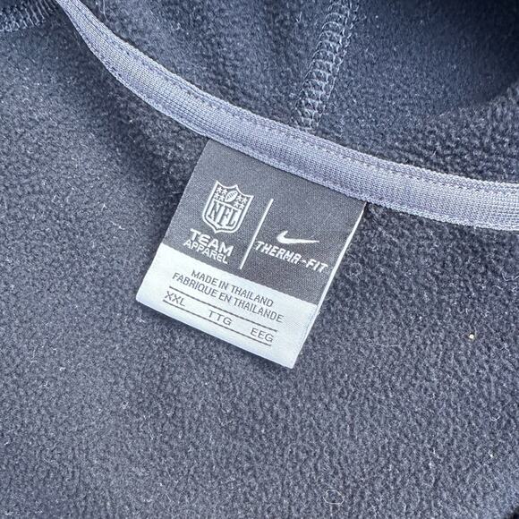 Nike Thermal Fit NFL Atlanta Falcons Full Zip Activewear Hoodie Sweatshirt XXL - Picture 3 of 10